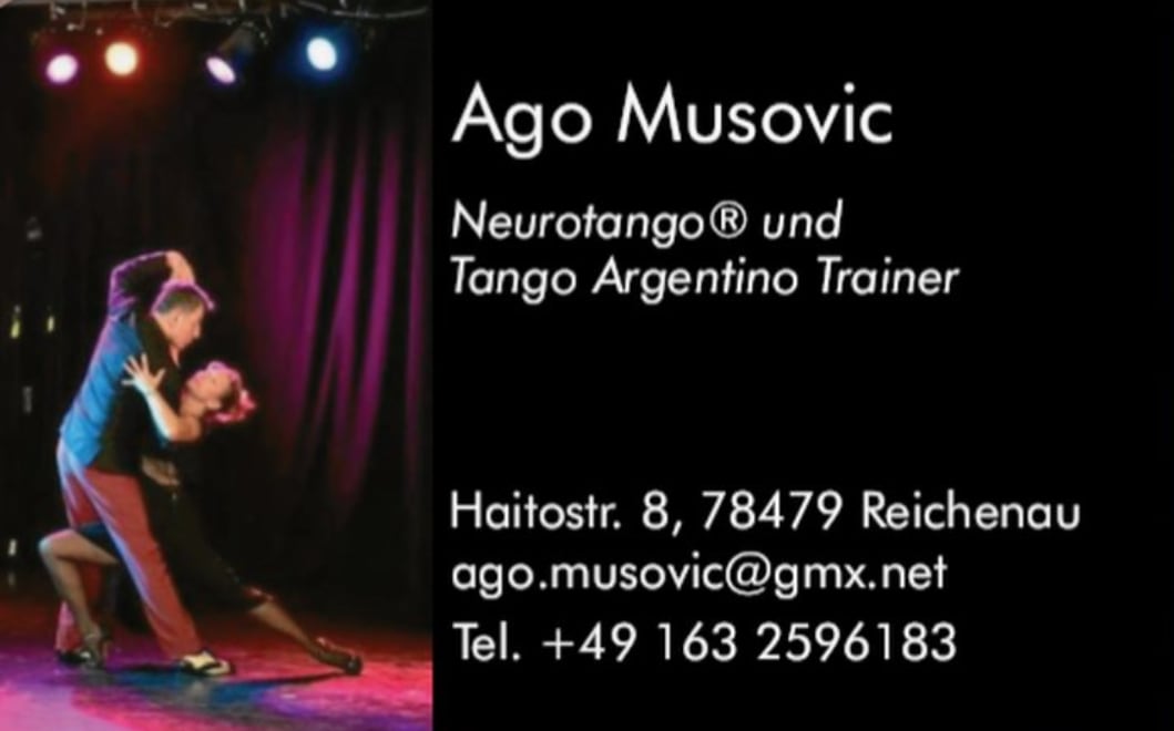 Ago Musovic - Visitenkarte